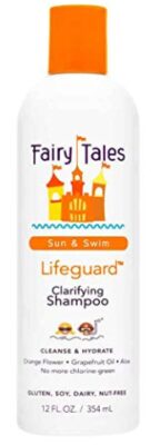 this is an image of a sun and swim summer shampoo for kids. 