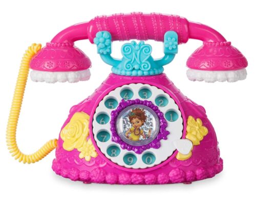 this is an image of a fancy Nancy telephone for kids.