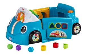 this is an image of a Fisher price crawl around car