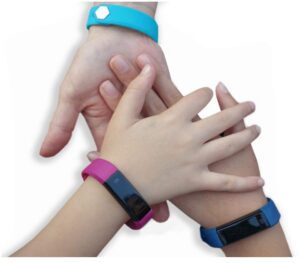 this is an image of a fitness tracker smart watch designed for kids.
