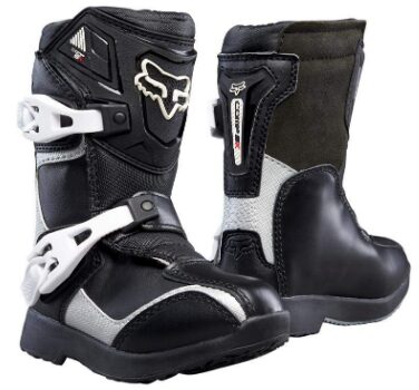 This is an image of Fox boot for kids in black 
