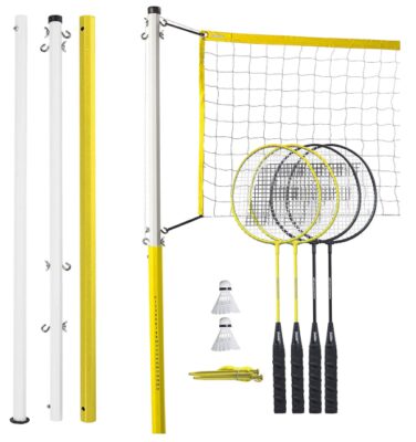 this is an image of a professional badminton set for the whole family. 