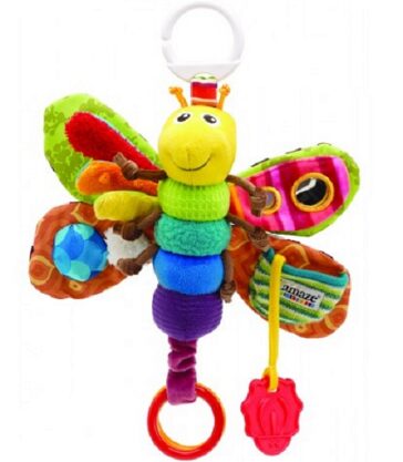 This is an image of freddie the firefly toy by Lamaze