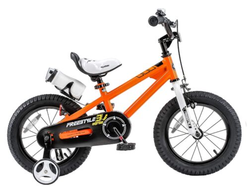 this is an image of a freestyle kid’s bike. 