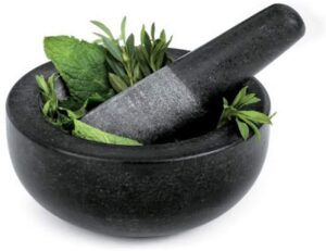 Fresco Granite Mortar and Pestle