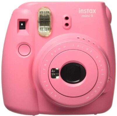 This is an image of pink Fujifilm Pink Instant Camera