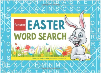this is an image of a Easter word game for kids. 