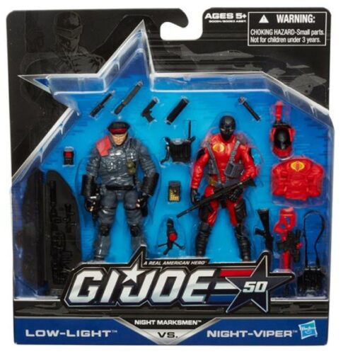 this is an image of a G.I Joe 2-Pack Night Marksmen action figure.