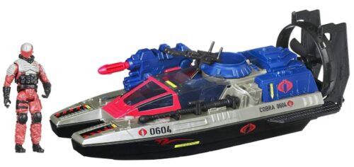 this is an image of a G.I. Joe Cobra Fang Boat Vehicle