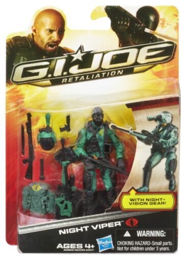 this is an image of a G.I Joe Night Viper action figure.