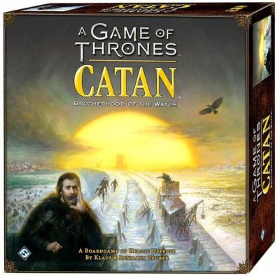 This is an image of a Catan board game in Game of Thrones edition. 