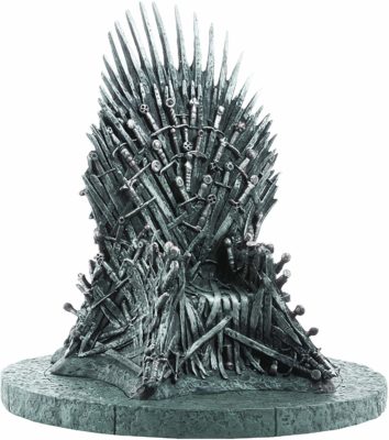 This is an image of a 7 inch replica of the Iron Throne. 