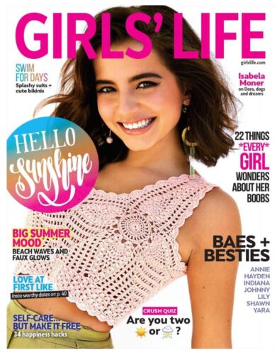 this is an image of a girl's life magazine. 