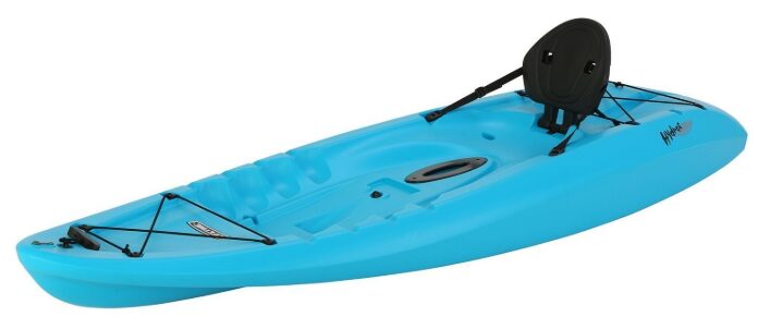 this is an image of a Glacier Blue 8 Foot kayak