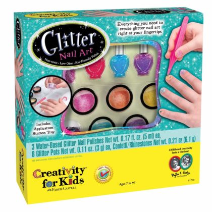 Glitter Nail Art - Glitter Manicure Kit for Kits