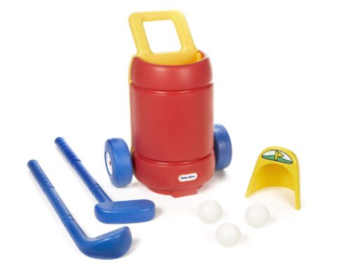 this is an image of a golf set for kids. 
