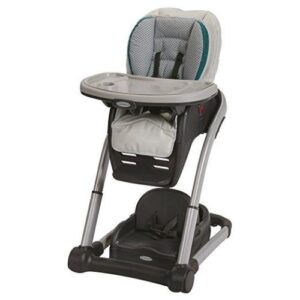 Grey Graco Blossom High Chair with tray 