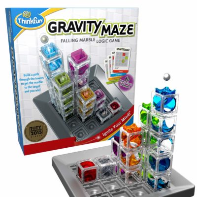 This is an image of a Gravity Maze logic game.