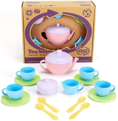 This is an image of girls tea toys set