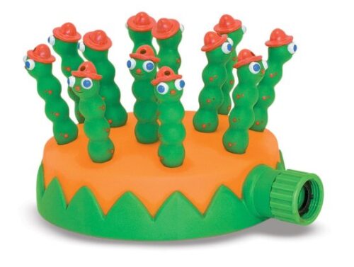 this is an image of a grub scouts sprinkler toy for kids.