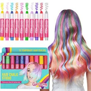 10 Colorful Hair Chalk Pens