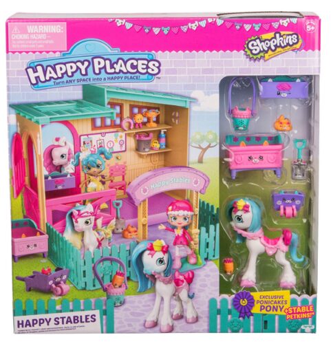 this is an image of a stables playset for little girls.