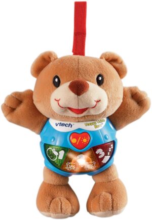 This is an image of a brown baby lights bear toy