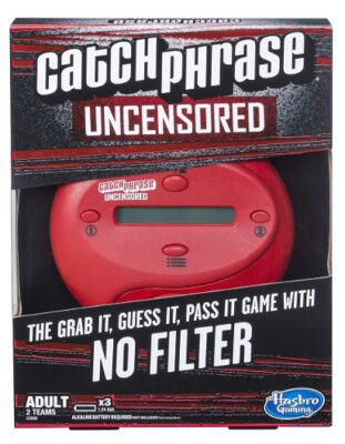 this is an image of an electronic catch phrase game for adults.