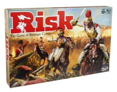 this is an image of a Risk board game for teens and adults. 
