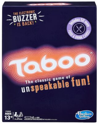 This is an image of teen's hasbro taboo party board game 