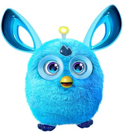 This is an image of pet puppy in blue color by Furby