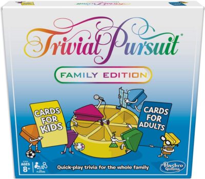 This is an image of kids and adults card board game 