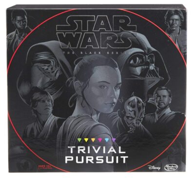 this is an image of a star wars themed trivial pursuit game. 