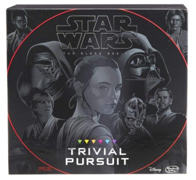 this is an image of a star wars themed trivial pursuit game.