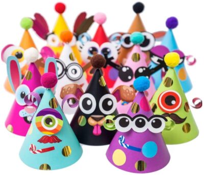 This is an image of boy's hats making activity kit pack in colorful colors