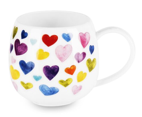 this is an image of a heart shaped mugs, perfect gift for valentines day. 