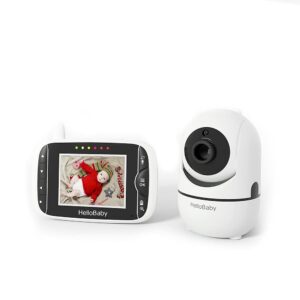 Hellobaby Video Baby Monitor with Remote Pan-Tilt-Zoom Camera