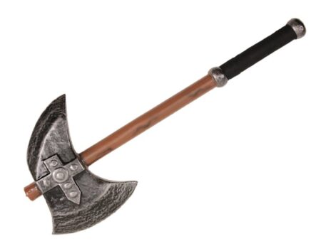 This is an image of a latex rubber foam battle axe. 