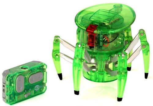 This is an image of green bot spider by Hexbug