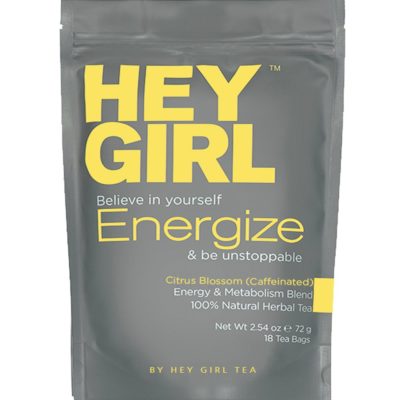 This is an image of a Hey Girl energy booster tea. 