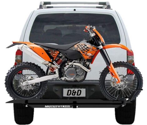 This is an image of Hitch Mounted Dirt Bike Carrier Rack