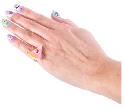 this is an image of a 168-piece nail art kit with press on nail for kids and up. 