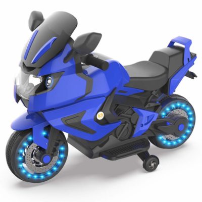 This is an image of a blue ride on ebike by Hover Heart.