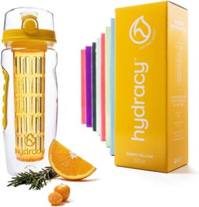 Hydracu fruit infuser water bottle for teen girls