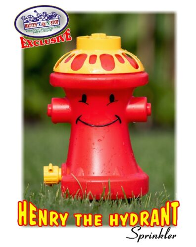 this is an image of a hydrant water sprinkler for kids. 