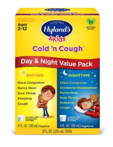 Hyland's 4 Kids Cold and Cough Day and Night Value Pack, Natural Common Cold Symptom Relief, 8 Ounce