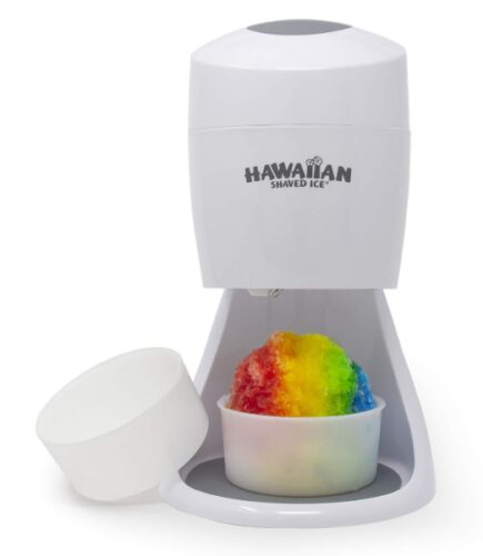 this is an image of a white shave ice maker for teens. 
