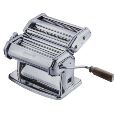 This is an image of a traditional pasta roller and maker. 