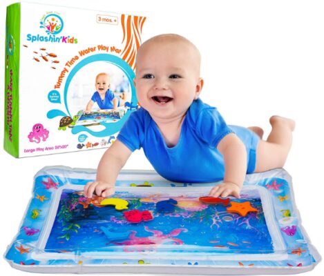 This is an image of nflatable Tummy Time Premium Water mat Infants By Splashin'Kids