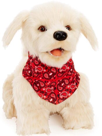 This is an image of robotic plush puppy dog for kids